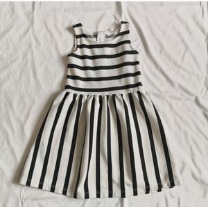 H&M Black and white girl dress